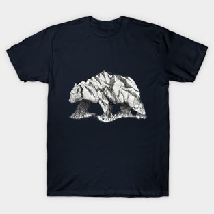 Peak Bear (White) T-Shirt